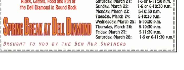 The Mighty Thomas Carnival - Dell Diamond is one of Locais curtidos por Doug.