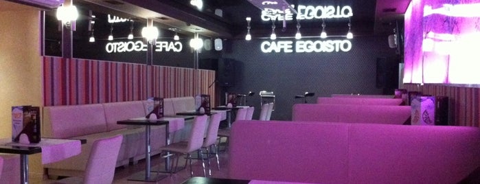 EGOISTO cafe-club is one of Екатеринаさんの保存済みスポット.