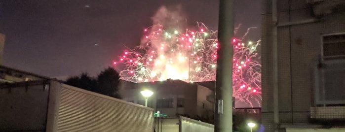 Tenjin Matsuri Festival Fireworks is one of Sanpo in Osaka.