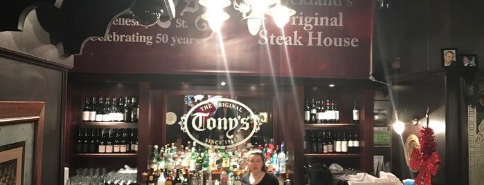 Tony's Steak and Seafood is one of NEW ZEALAND.