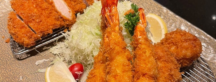 Tonkichi Tonkatsu Seafood is one of Lugares favoritos de Cathy.
