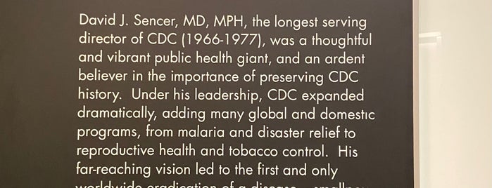 David J. Sencer CDC Museum is one of HOTLANTA.