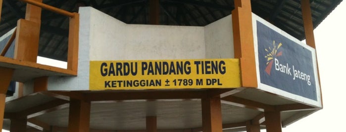Gardu Pandang Tieng is one of Dieng Plateau.