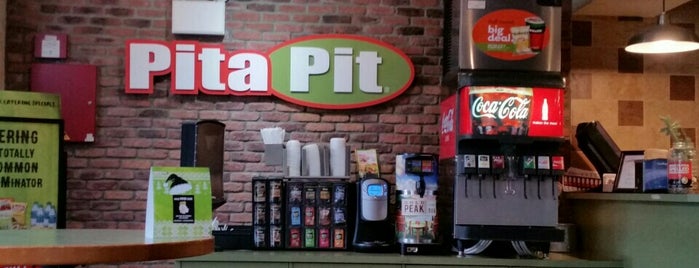 The Pita Pit is one of Places to Eat Near Campus.