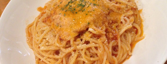 パスタ屋 トマティナ tomatina is one of Lunch time@松山市内.