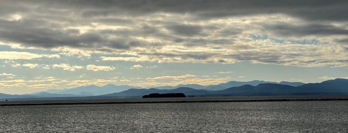 Lake Champlain is one of Adirondacks and Vermont.