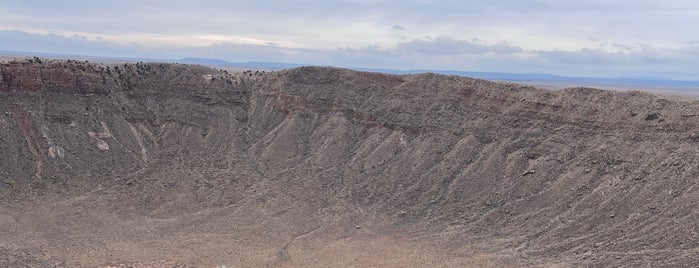 Meteor Crater is one of Arizona.