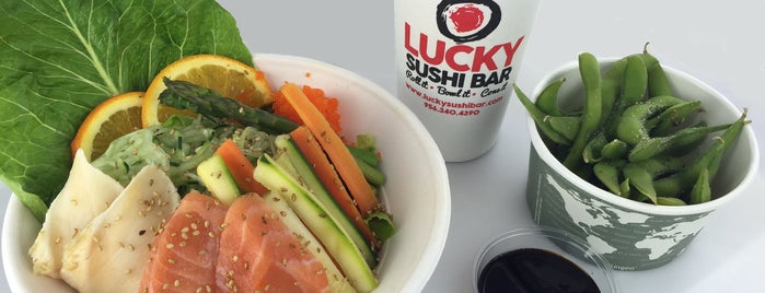 Lucky Sushi Bar is one of İNGİLTERE-Edinburg.