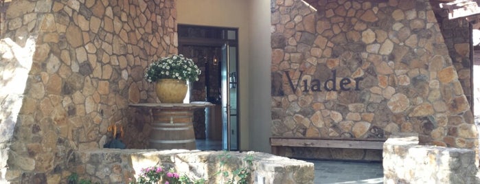 Viader Vineyards is one of Napa/Sonoma.