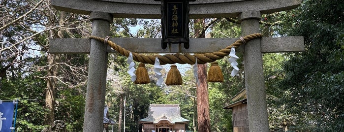 青海神社 is one of 式内社 若狭国.