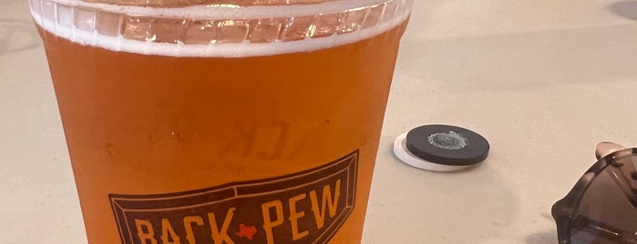 Back Pew Brewing Co is one of Bar.