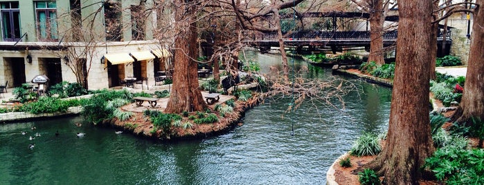 The San Antonio River Walk is one of Romantic San Antonio.