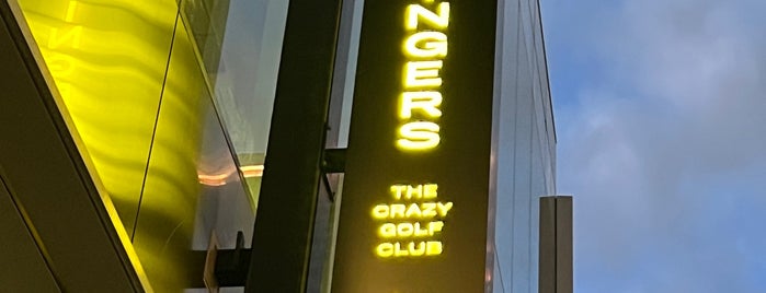 Swingers Crazy Golf is one of Manhattan bars.