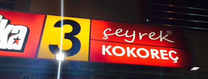 3 Çeyrek Kokoreç Akkonak Şb is one of cafeler.