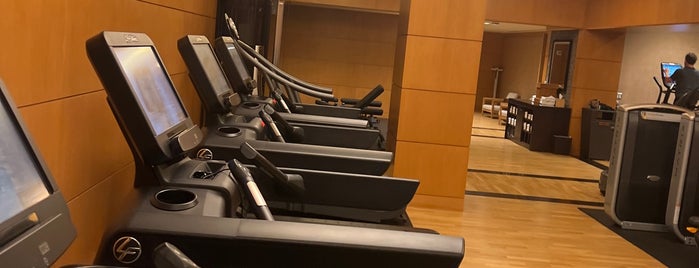 Fitness Center at the Grand America Hotel is one of Layover Hotel Gyms.