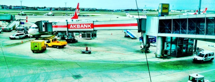 Gate 204 is one of İstanbul Atatürk Airport.
