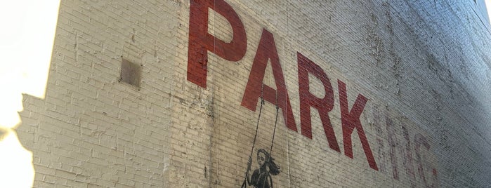 Banksy Parking is one of LA.