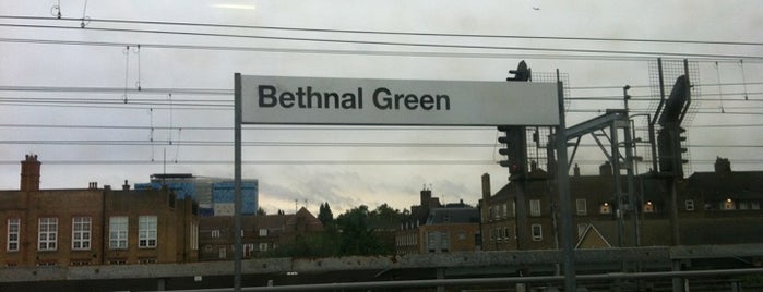 Bethnal Green Railway Station (BET) is one of Transport.