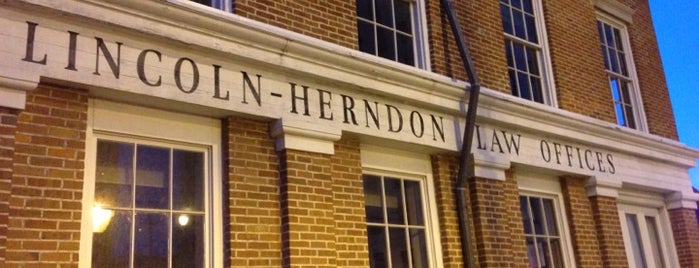 Lincoln-Herndon Law Office is one of Abraham Lincoln Top Spots.