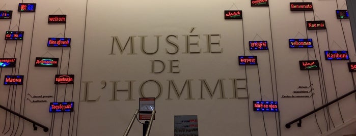 Musée de l'Homme is one of France.
