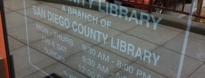 San Diego County Library - La Mesa is one of Orte, die Conrad & Jenn gefallen.