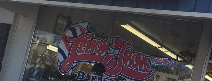 Lemon Grove Barber Shop is one of Conrad & Jenn’s Liked Places.