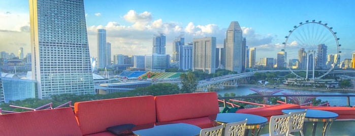 SuperTree by IndoChine is one of Singapore Rooftop Bars.