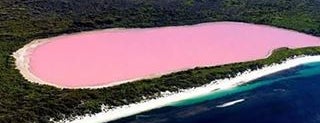 Lake Hillier is one of Pink Sand.