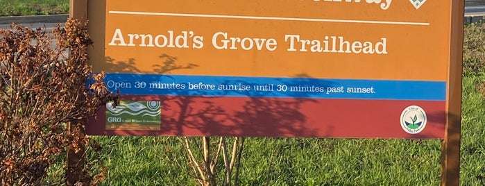 Arnold's Grove Trailhead is one of Outdoors Missouri.