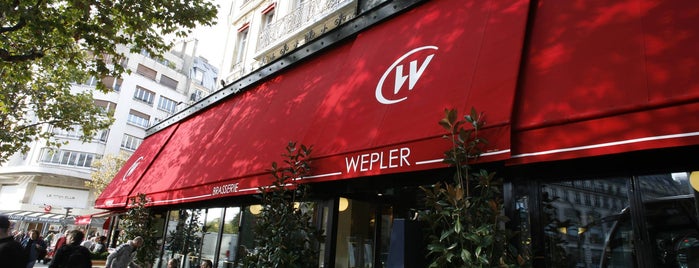 Brasserie Wepler is one of Martyrs Lepic Abbesses Caulaincourt Montmartre.