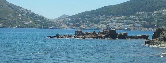 Panagies beach is one of Leros.