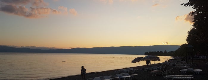 Ohrid Beach is one of Ohrid.
