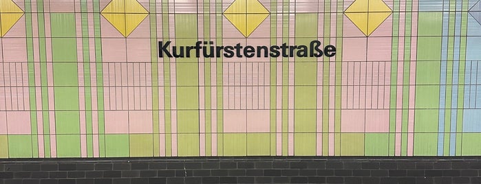 U Kurfürstenstraße is one of Christiane F's Berlin.