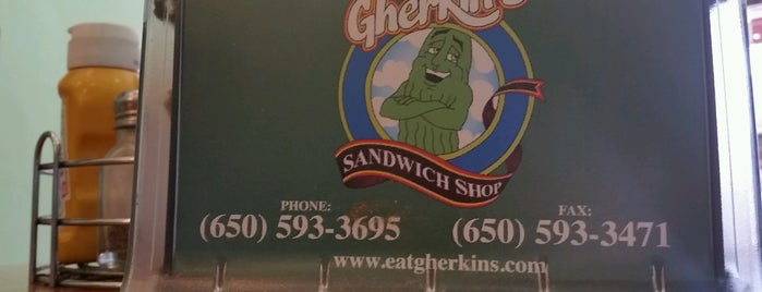Gherkin's Sandwich Shop is one of สถานที่ที่ Nana ถูกใจ.
