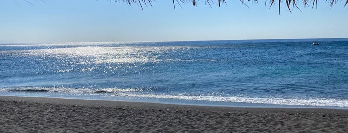 Perivolos Beach is one of HEDONISM.