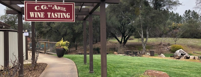 C. G. Di Arie is one of CA wineries to visit.