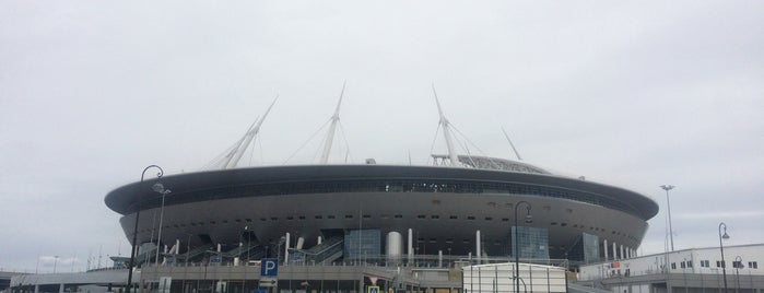 Gazprom Arena is one of Дианаさんのお気に入りスポット.