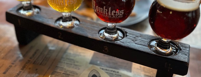 Monkless Brasserie is one of Distilleries + Breweries.