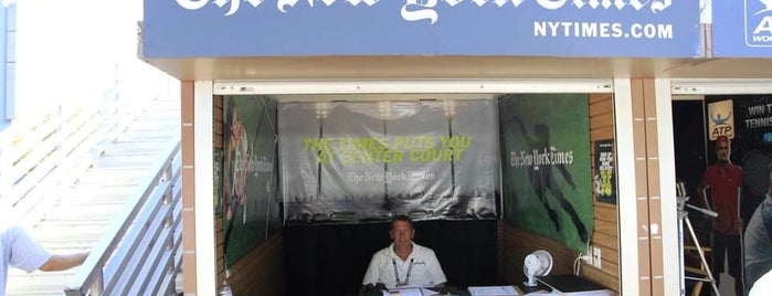 New York Times Booth - US Open is one of Lieux qui ont plu à JRA.
