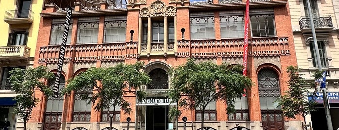 Fundació Antoni Tàpies is one of Barcelona.