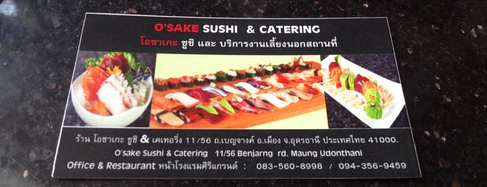 O'Sake Sushi & Catering is one of สถานที่ที่ Liftildapeak ถูกใจ.