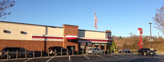 Chick-fil-A is one of Danville Dining.