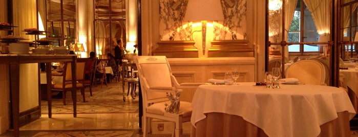 Restaurant Le Meurice Alain Ducasse is one of PARIS:EAT,SHOP,DAZE.