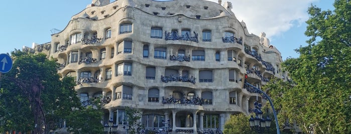 Azotea Casa Milà is one of The 15 Best Monuments in Barcelona.