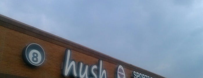 Hush Sports Bar & Lounge is one of Tempat yang Disukai Chester.