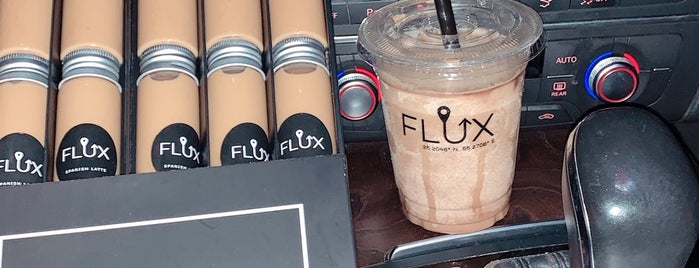 Flux is one of DXB cafes.