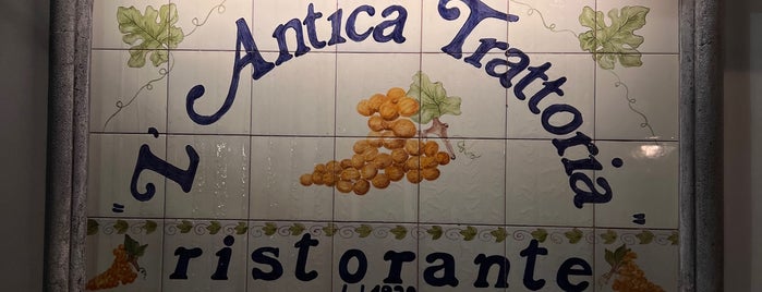 L'Antica Trattoria is one of Sorrento.