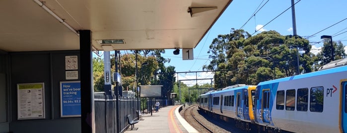 Tooronga Station is one of Melbourne Train Network.