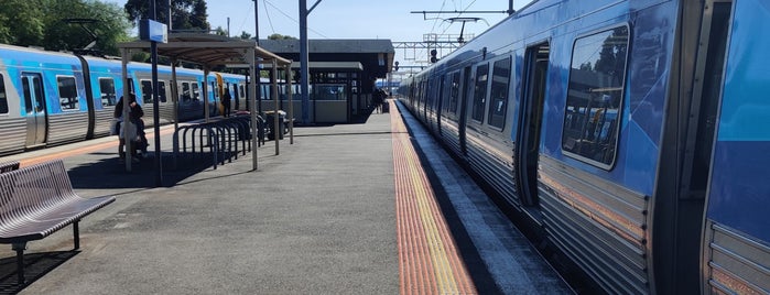 Werribee Station is one of Melbourne Train Network.