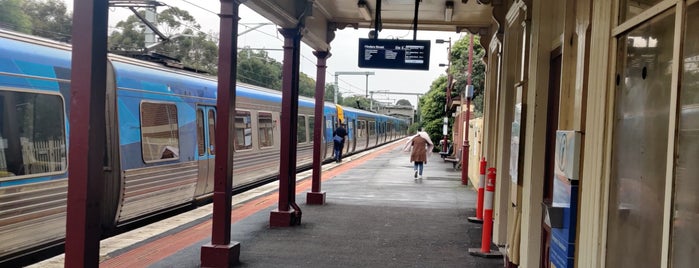 Williamstown Station is one of Melbourne Train Network.